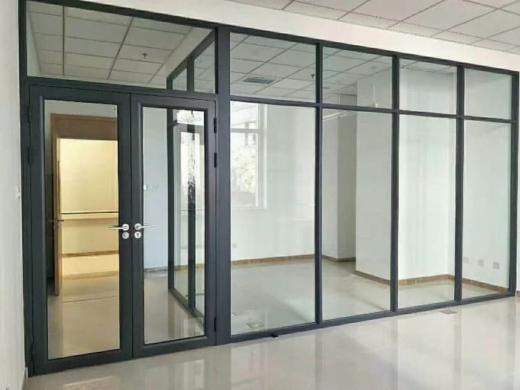 Partitions - Aluminium and Glass