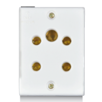 6A, Multi Socket Pin for 2 & 3 Pin