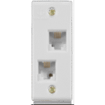 Tel jack double Wbyo shutter